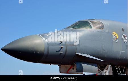 Rockwell B-1B Lancer Bomber der United States Air Force Stockfoto