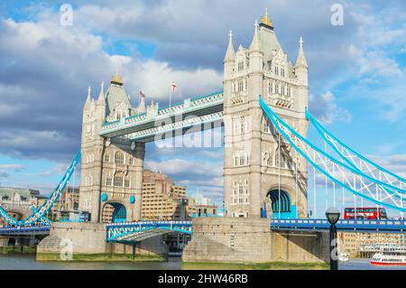 Tower Bridge, London, England, UK Stockfoto