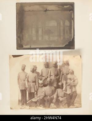 Kunst inspiriert vom zweiten Versuch, unser Zimmer in Delhi zu fotografieren, 1850s, Albumen-Silberdruck, Bild: 10,8 x 13,3 cm (4 1/4 x 5 1/4 Zoll), Fotografien, Unbekannt, Klassische Werke, die von Artotop mit einem Schuss Moderne modernisiert wurden. Formen, Farbe und Wert, auffällige visuelle Wirkung auf Kunst. Emotionen durch Freiheit von Kunstwerken auf zeitgemäße Weise. Eine zeitlose Botschaft, die eine wild kreative neue Richtung verfolgt. Künstler, die sich dem digitalen Medium zuwenden und die Artotop NFT erschaffen Stockfoto