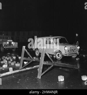 Unruhen in Londonderry, Nachwirkungen. Oktober 1968. Stockfoto