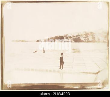 Kunst inspiriert von Saint Paul's Bay, Malta, Frühjahr 1846, gesalzener Papierdruck aus Papiernegativ, Bild: 6 5/8 × 8 9/16 in. (16,9 × 21,7 cm), Fotografien, Calvert Richard Jones (British, Swansea, Wales 1802–1877 Bath, England, Klassische Werke, die von Artotop mit einem Schuss Moderne modernisiert wurden. Formen, Farbe und Wert, auffällige visuelle Wirkung auf Kunst. Emotionen durch Freiheit von Kunstwerken auf zeitgemäße Weise. Eine zeitlose Botschaft, die eine wild kreative neue Richtung verfolgt. Künstler, die sich dem digitalen Medium zuwenden und die Artotop NFT erschaffen Stockfoto