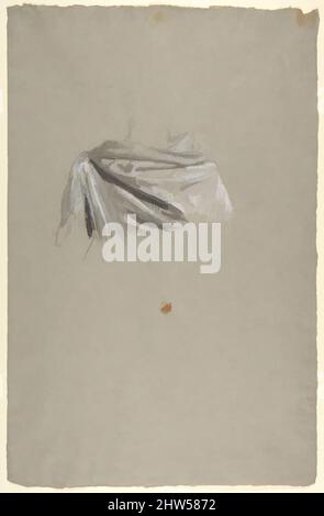 Kunst inspiriert von Drapierkunst Studie für Soldaten (mittleres Register; Studie für Wandmalereien in der Kapelle Saint Remi, Sainte-Clotilde, Paris, 1858), 19. Jahrhundert, Schwarz-weiße Kreide, gestumpt, auf grauem Papier, 47,7 x 30,7 cm., Zeichnungen, Isidore Pils (französisch, Paris 1813/15–1875 Douarnenez, Klassische Werke, die von Artotop mit einem Schuss Moderne modernisiert wurden. Formen, Farbe und Wert, auffällige visuelle Wirkung auf Kunst. Emotionen durch Freiheit von Kunstwerken auf zeitgemäße Weise. Eine zeitlose Botschaft, die eine wild kreative neue Richtung verfolgt. Künstler, die sich dem digitalen Medium zuwenden und die Artotop NFT erschaffen Stockfoto