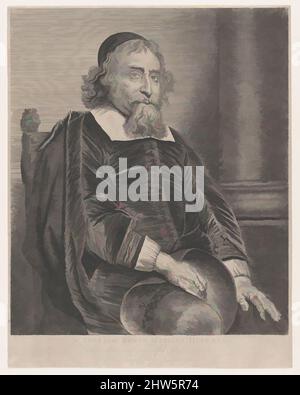 Kunst inspiriert von Portrait of Ephraim Bonus, Physician, 17. Century, Etching; Fifth State, Platte: 13 7/16 x 10 9/16 Zoll (34,2 x 26,9 cm), Drucke, Jan Lievens (Niederländisch, Leiden 1607–1674 Amsterdam, Klassische Werke, die von Artotop mit einem Schuss Moderne modernisiert wurden. Formen, Farbe und Wert, auffällige visuelle Wirkung auf Kunst. Emotionen durch Freiheit von Kunstwerken auf zeitgemäße Weise. Eine zeitlose Botschaft, die eine wild kreative neue Richtung verfolgt. Künstler, die sich dem digitalen Medium zuwenden und die Artotop NFT erschaffen Stockfoto