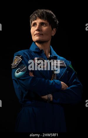 Usa. 31. Januar 2022. Offizielles NASA-Porträt der ESA-Astronautin Samantha Cristoforetti Quelle: NASA/ZUMA Press Wire Service/ZUMAPRESS.com/Alamy Live News Stockfoto