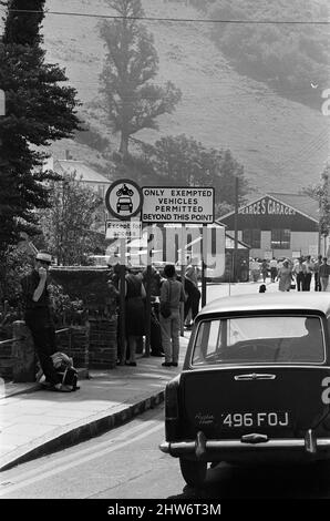 Allgemeine Szenen in Polperro, Cornwall. 13.. Juli 1967. Stockfoto