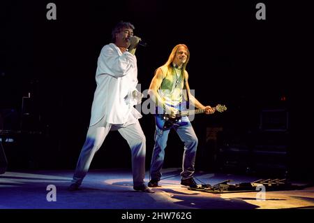 Deep Purple im Konzert bei Hammersmith Apollo in London. 6.. September 2002 Stockfoto