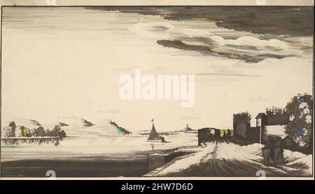 Rheinische Kunst bei Bonn, Kopie, 1625–77, Radierung, angefertigt von Abraham Aubri, Blatt: 4 7/16 × 6 9/16 in. (11,3 × 16,6 cm), Drucke, Wenceslaus Hollar (Böhmisch, Prag 1607–1677 London, Klassisches Werk, das von Artotop mit einem Schuss Moderne modernisiert wurde. Formen, Farbe und Wert, auffällige visuelle Wirkung auf Kunst. Emotionen durch Freiheit von Kunstwerken auf zeitgemäße Weise. Eine zeitlose Botschaft, die eine wild kreative neue Richtung verfolgt. Künstler, die sich dem digitalen Medium zuwenden und die Artotop NFT erschaffen Stockfoto