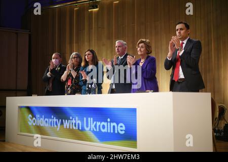 Glasgow, Schottland, Großbritannien. 04. März 2022. Glasgow Schottland, Großbritannien, 04 2022. März Ian Murray MP spricht auf der Scottish Labor Conference, Quelle: SST/Alamy Live News Stockfoto