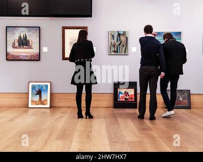 London UK 4 März 2022 Bonhams Surrealist Sale, The Minds Eye Sale Dienstag 8. März 2022 Paul Quezada-Neiman/Alamy Live News Stockfoto