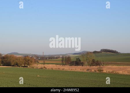 Thürer Wiesen Ende Februar 2022 Stockfoto