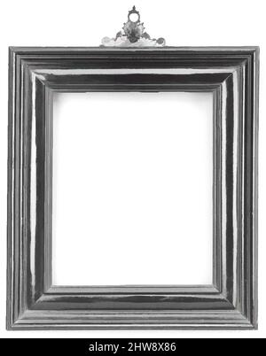 Kunst inspiriert von Cassetta Rahmen, Ende 19. Jahrhundert, Stil Mitte 16. Jahrhundert, Italienisch, Venetien, Pappel halbgeläppter Rückrahmen mit aufgebrachten Ebenholz- und ebonisierten Perlholzleisten., 43,5 x 38,5, 30 x 24,7, 31 x 26 cm., Rahmen, Klassische Werke, die von Artotop mit einem Schuss Moderne modernisiert wurden. Formen, Farbe und Wert, auffällige visuelle Wirkung auf Kunst. Emotionen durch Freiheit von Kunstwerken auf zeitgemäße Weise. Eine zeitlose Botschaft, die eine wild kreative neue Richtung verfolgt. Künstler, die sich dem digitalen Medium zuwenden und die Artotop NFT erschaffen Stockfoto