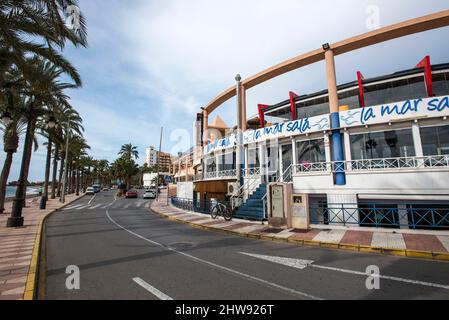 Paseo Marítimo de Aguadulce, Roquetas de Mar, Almería Stockfoto