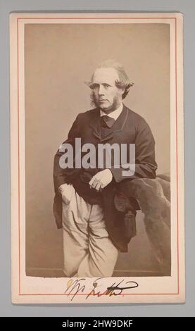 Art inspired by William Powell Frith, 1860s, Albumin Silver Print, ca. 10,2 x 6,3 cm (4 x 2 1/2 Zoll), Fotografien, Oliver François Xavier Sarony (Kanadier, 1820–1879, Klassische Werke, die von Artotop mit einem Schuss Moderne modernisiert wurden. Formen, Farbe und Wert, auffällige visuelle Wirkung auf Kunst. Emotionen durch Freiheit von Kunstwerken auf zeitgemäße Weise. Eine zeitlose Botschaft, die eine wild kreative neue Richtung verfolgt. Künstler, die sich dem digitalen Medium zuwenden und die Artotop NFT erschaffen Stockfoto