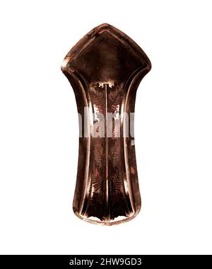 Kunst inspiriert von einem Full-Size-Muster für Facsimiles des äußeren Griffs der Bryant Vase, ca. 1875, hergestellt in New York, New York, USA, Amerikaner, Kupfer, Metalllegierung, Blei, 14 × 6 1/4 × 3 1/2 in., 33 lb. (35,6 × 15,9 × 8,9 cm, 15 kg), Metal, Tiffany & Co. (1837–heute), Wenn, Classic Works modernisiert von Artotop mit einem Schuss Moderne. Formen, Farbe und Wert, auffällige visuelle Wirkung auf Kunst. Emotionen durch Freiheit von Kunstwerken auf zeitgemäße Weise. Eine zeitlose Botschaft, die eine wild kreative neue Richtung verfolgt. Künstler, die sich dem digitalen Medium zuwenden und die Artotop NFT erschaffen Stockfoto