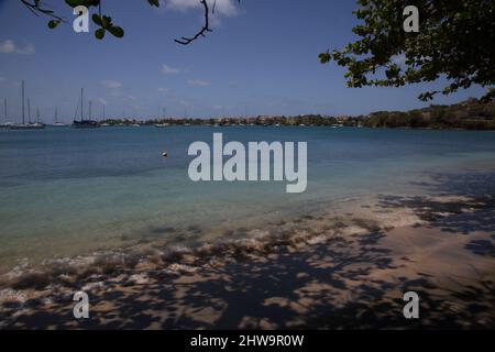 Prickly Bay Grenada L'anse Aux Epines Beach Stockfoto