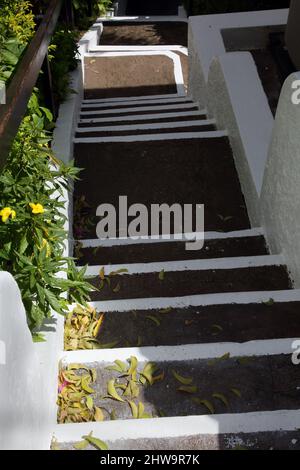 Grand Anse Beach Grenada Mount Cinnamon Hotel Treppen zu Villen Stockfoto