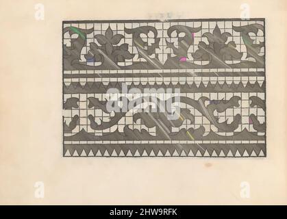 Kunst inspiriert von La Vera Perfectione del Disegno di varie sorti di recami, Seite 20 (verso), 1567, Klassische Werke, die von Artotop mit einem Schuss Moderne modernisiert wurden. Formen, Farbe und Wert, auffällige visuelle Wirkung auf Kunst. Emotionen durch Freiheit von Kunstwerken auf zeitgemäße Weise. Eine zeitlose Botschaft, die eine wild kreative neue Richtung verfolgt. Künstler, die sich dem digitalen Medium zuwenden und die Artotop NFT erschaffen Stockfoto