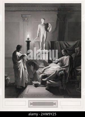 Kunst inspiriert von Zeichnungen und Druckgrafiken, Print, TU Marcellus Eris, Künstler, After, Charles Simon Pradier, Jean Auguste Dominique Ingres, Französisch, Klassische Werke, die von Artotop mit einem Schuss Moderne modernisiert wurden. Formen, Farbe und Wert, auffällige visuelle Wirkung auf Kunst. Emotionen durch Freiheit von Kunstwerken auf zeitgemäße Weise. Eine zeitlose Botschaft, die eine wild kreative neue Richtung verfolgt. Künstler, die sich dem digitalen Medium zuwenden und die Artotop NFT erschaffen Stockfoto