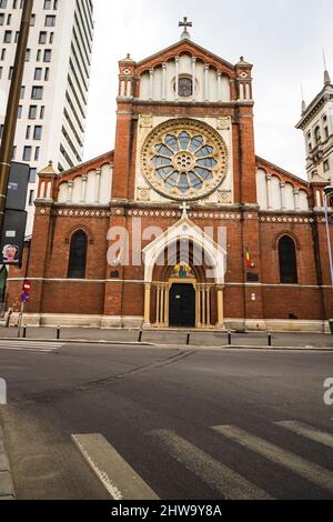 St. Joseph Catholic Cathedral oder Catedrala SF. Iosif in Bukarest, Rumänien Stockfoto