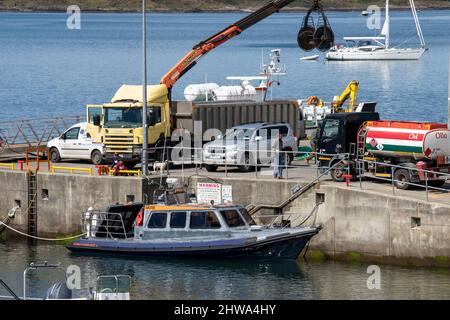 Laden der Catch Baltimore West Cork Irland Stockfoto