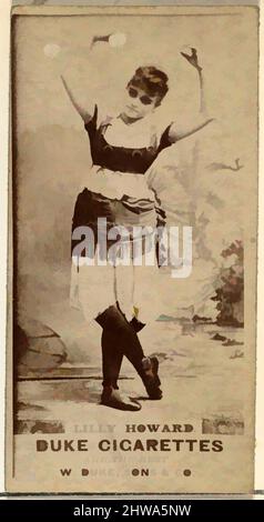 Kunst inspiriert von Zeichnungen und Druckgrafiken, Fotografie, Lilly Howard, aus der Schauspielerserie von Duke Sons & Co, Classic Works modernisiert von Artotop mit einem Schuss Moderne. Formen, Farbe und Wert, auffällige visuelle Wirkung auf Kunst. Emotionen durch Freiheit von Kunstwerken auf zeitgemäße Weise. Eine zeitlose Botschaft, die eine wild kreative neue Richtung verfolgt. Künstler, die sich dem digitalen Medium zuwenden und die Artotop NFT erschaffen Stockfoto