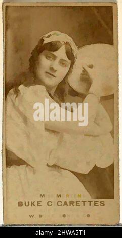 Kunst inspiriert von Zeichnungen und Druckgrafiken, Fotografie, Miss Mertens, aus der Schauspielerserie von Duke Sons & Co, Klassische Werke, die von Artotop mit einem Schuss Moderne modernisiert wurden. Formen, Farbe und Wert, auffällige visuelle Wirkung auf Kunst. Emotionen durch Freiheit von Kunstwerken auf zeitgemäße Weise. Eine zeitlose Botschaft, die eine wild kreative neue Richtung verfolgt. Künstler, die sich dem digitalen Medium zuwenden und die Artotop NFT erschaffen Stockfoto