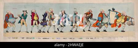 Kunst inspiriert von Zeichnungen und Drucken, Print, The Rochester Address oder The Corporation Going to Eat Roast Pork and Oysters mit dem R-G-T, Classic Works modernisiert von Artotop mit einem Schuss Moderne. Formen, Farbe und Wert, auffällige visuelle Wirkung auf Kunst. Emotionen durch Freiheit von Kunstwerken auf zeitgemäße Weise. Eine zeitlose Botschaft, die eine wild kreative neue Richtung verfolgt. Künstler, die sich dem digitalen Medium zuwenden und die Artotop NFT erschaffen Stockfoto