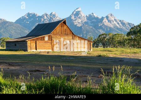 TA Molton Barn im Grand Teton National Park Wyoming Stockfoto