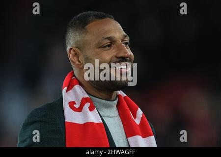 Sheffield, Großbritannien. 04. März 2022. Kell Brook ist in atendence in Sheffield, Vereinigtes Königreich am 3/4/2022. (Foto von Mark Cosgrove/News Images/Sipa USA) Quelle: SIPA USA/Alamy Live News Stockfoto