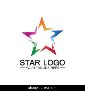 Star Logo Vorlage Vektor Symbol Illustration Design-Vektor Stock Vektor