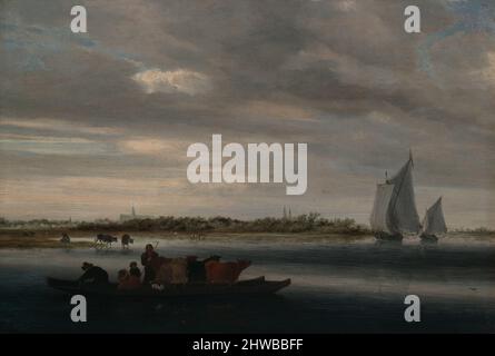 Blick auf Alkmaar. Künstler: Salomon van Ruysdael, Niederländisch, 1600/1603–1670 Stockfoto