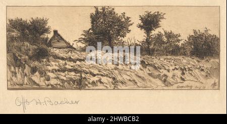 Donaustauf (Donauufer). Künstler: Otto Bacher, Amerikaner, 1856–1909 Stockfoto