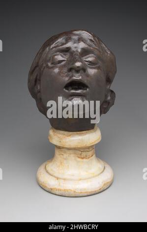 Kopf der Trauer. Künstler: Auguste Rodin, Französisch, 1840–1917 Stockfoto