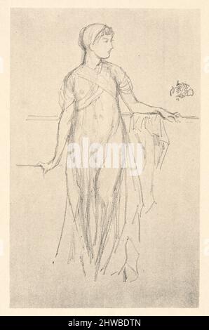 Studie, Klassische Figur. Künstler: James McNeill Whistler, Amerikaner, 1834–1903 Stockfoto