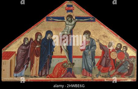 Die Kreuzigung. Künstler: Guido da Siena, italienisch, aktiv ca. 1250–1300 Stockfoto