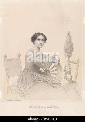 Marguerite. Künstler: Eastman Johnson, Amerikaner, 1824–1906 Stockfoto