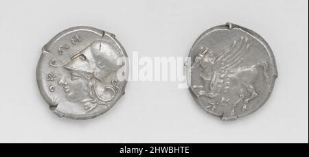 Stater aus Locri Epizephyrii. Minze: Locri Epizephyrii Stockfoto