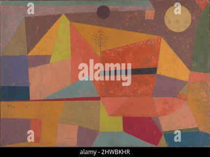 Heitere Gebirgslandschaft. Künstler: Paul Klee, Schweizer, 1879–1940 Stockfoto