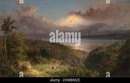 Blick auf Cotopaxi. Künstler: Frederic Edwin Church, Amerikanisch, 1826–1900 Stockfoto