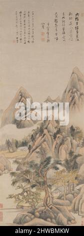 Reminiszenz an den Fluss Jian. Künstler: Dong Qichang, Chinesisch, 1555–1636 Stockfoto