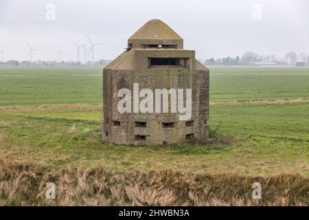 Dreistöckige Pillendose in Burnham auf Crouch, Essex Stockfoto