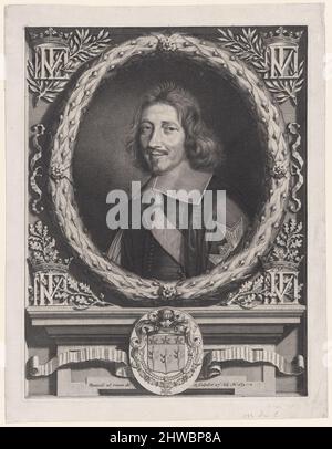 Michel Le Tellier, Ministre d’Etat, puis Chancelier et Garde des Sceaux de France (Staatsminister, damals Kanzler und Siegelbewahrer Frankreichs). Künstler: Robert Nanteuil, Französisch, 1623–1678 Stockfoto