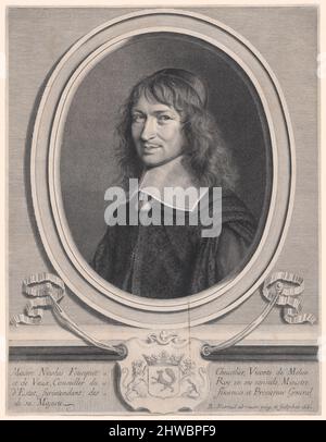 Nichola Fouquet, Superintendant of Finance (1615-1680). Künstler: Robert Nanteuil, Französisch, 1623–1678 Stockfoto