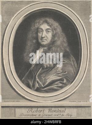 Robert Nanteuil. Künstler: Gérard Edelinck, Flämisch, aktives Frankreich, 1640–1707 Stockfoto