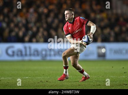 Twickenham, Großbritannien. 04. März 2022. Premiership Rugby. Harlekine V Newcastle Falcons. Der Stoop. Twickenham. Während des Rugby-Matches Harlequins V Newcastle Falcons Gallagher Premiership. Kredit: Sport In Bildern/Alamy Live Nachrichten Stockfoto