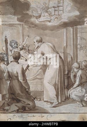 St. Philip besucht ein Krankenhaus. Künstler: Jacques Stella, Französisch, 1596–1657 Stockfoto