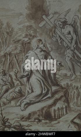 Christus in Gethsemane. Künstler: Peter van Lint, Flämisch, 1609–1690 Stockfoto