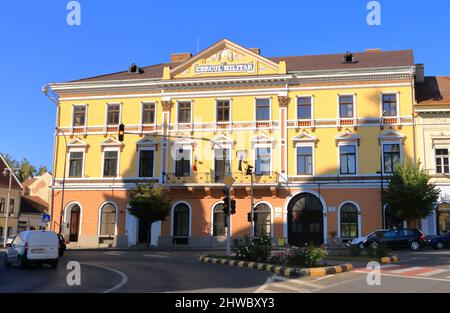 September 7 2021 - Targu Mures, Neumarkt am Mieresch, Rumänien: Targu Mures an einem sonnigen Tag in Siebenbürgen Stockfoto