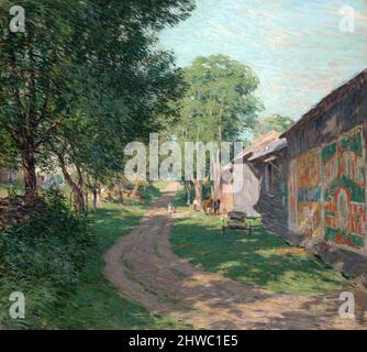 Mittsommerschatten. Künstler: Willard Leroy Metcalf, Amerikaner, 1858–1925 Stockfoto