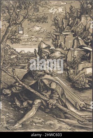 St. Christopher. Künstler: Lucas Cranach der Ältere, Deutsch, 1472–1553 Stockfoto